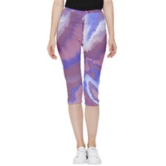 Sandy Inside Out Lightweight Velour Capri Leggings 