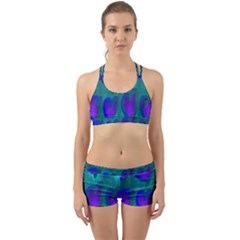 Purple Hearts Back Web Gym Set