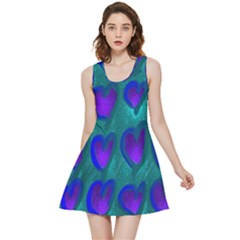 Purple Hearts Inside Out Reversible Sleeveless Dress