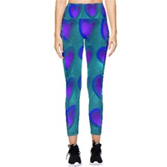 Purple Hearts Pocket Leggings 