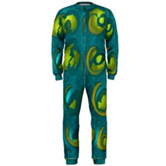 Gold On Green Onepiece Jumpsuit (men)  by kiernankallan