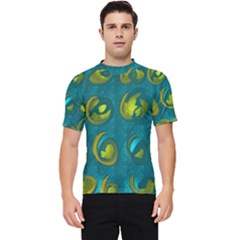 Gold On Green Men s Short Sleeve Rash Guard