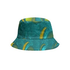 Gold On Green Inside Out Bucket Hat (kids)