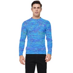 Blue Blue Ocean Men s Long Sleeve Rash Guard