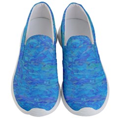 Blue Blue Ocean Men s Lightweight Slip Ons by kiernankallan