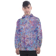 Speckled Men s Front Pocket Pullover Windbreaker by kiernankallan