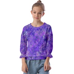 Speckled Kids  Cuff Sleeve Top