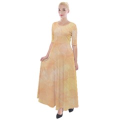 Bubbles Half Sleeves Maxi Dress by kiernankallan