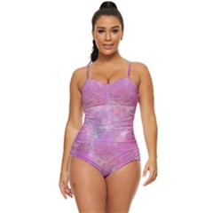 Bubbles Retro Full Coverage Swimsuit