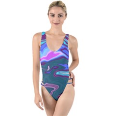 Sea Change High Leg Strappy Swimsuit by kiernankallan