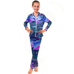 Sea Change Kid s Satin Long Sleeve Pajamas Set