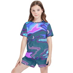 Sea Change Kids  Tee And Sports Shorts Set