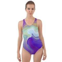 Good Vibrations Cut-out Back One Piece Swimsuit by kiernankallan