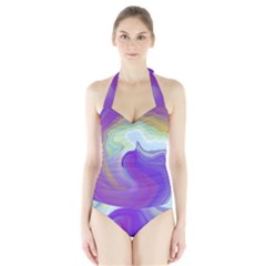 Good Vibrations Halter Swimsuit by kiernankallan