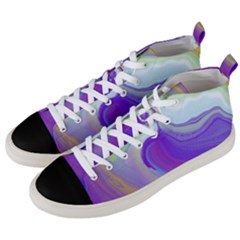 Good Vibrations Men s Mid-top Canvas Sneakers by kiernankallan