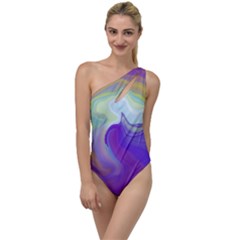 Good Vibrations To One Side Swimsuit by kiernankallan