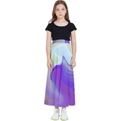 Good Vibrations Kids  Flared Maxi Skirt by kiernankallan