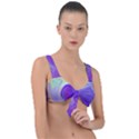 Good Vibrations Front Tie Bikini Top View1