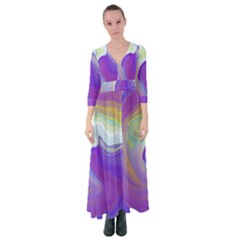 Good Vibrations Button Up Maxi Dress by kiernankallan