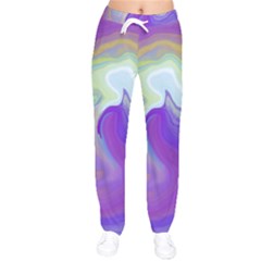 Good Vibrations Women Velvet Drawstring Pants