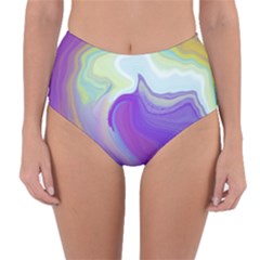 Good Vibrations Reversible High-waist Bikini Bottoms by kiernankallan