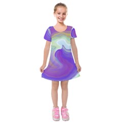 Good Vibrations Kids  Short Sleeve Velvet Dress