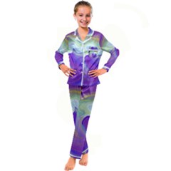 Good Vibrations Kid s Satin Long Sleeve Pajamas Set