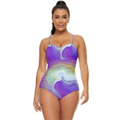 Good Vibrations Retro Full Coverage Swimsuit