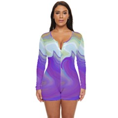 Good Vibrations Long Sleeve Boyleg Swimsuit