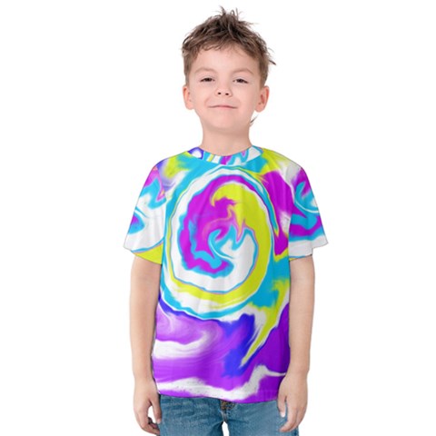 Psychedelic  Kids  Cotton Tee by kiernankallan