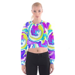 Psychedelic  Cropped Sweatshirt