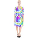 Psychedelic  Wrap Up Cocktail Dress View1