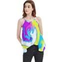 Psychedelic  Flowy Camisole Tank Top View1