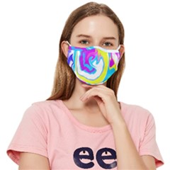 Psychedelic  Fitted Cloth Face Mask (adult)