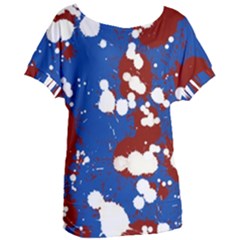 Splatter Women s Oversized Tee by kiernankallan