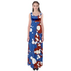 Splatter Empire Waist Maxi Dress