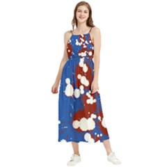 Splatter Boho Sleeveless Summer Dress