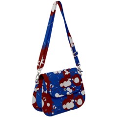 Splatter Saddle Handbag