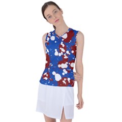 Splatter Women s Sleeveless Sports Top by kiernankallan