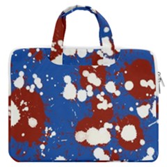 Splatter Macbook Pro Double Pocket Laptop Bag (large)