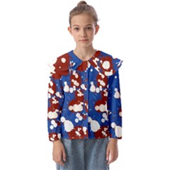 Splatter Kids  Peter Pan Collar Blouse