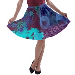 Hodge Podge A-line Skater Skirt