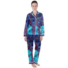 Hodge Podge Satin Long Sleeve Pajamas Set by kiernankallan