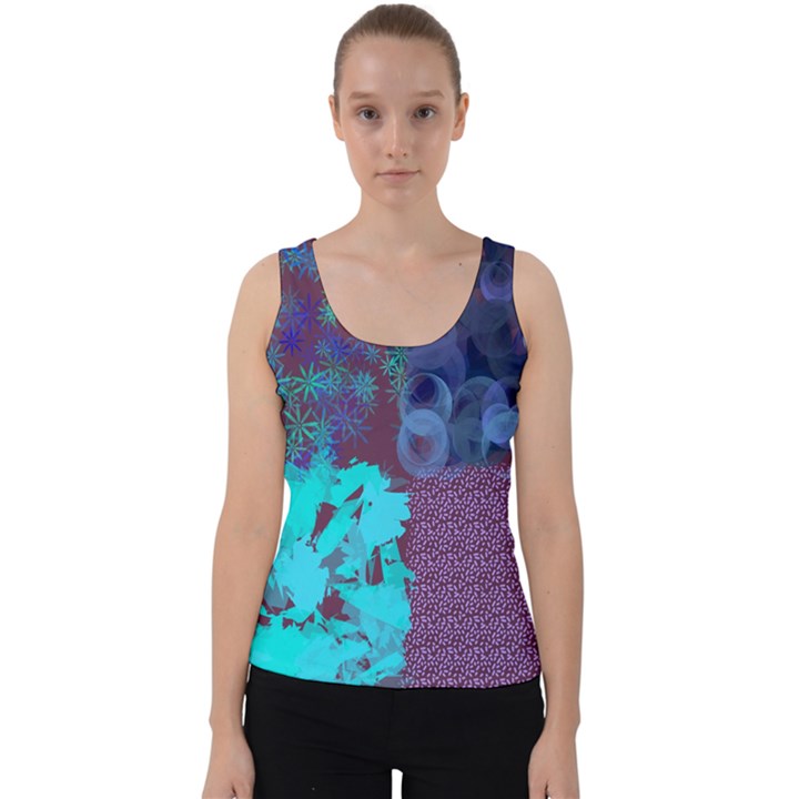 Hodge Podge Velvet Tank Top