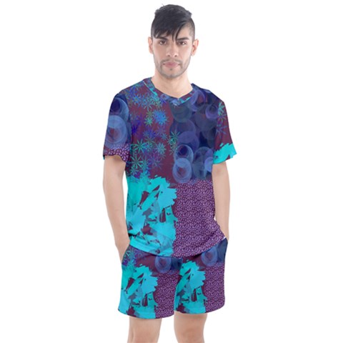 Hodge Podge Men s Mesh Tee And Shorts Set by kiernankallan