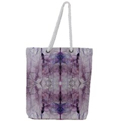 Module Repeats I Full Print Rope Handle Tote (large) by kaleidomarblingart