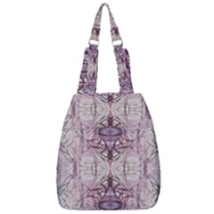 Amethyst Repeats Iv Center Zip Backpack by kaleidomarblingart