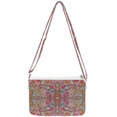 Summer Patterns Double Gusset Crossbody Bag by kaleidomarblingart