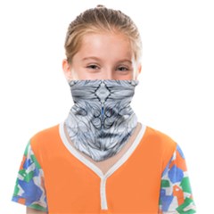 Mono Repeats Face Covering Bandana (kids) by kaleidomarblingart