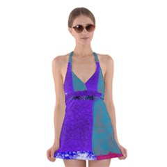 Patches Halter Dress Swimsuit  by kiernankallan